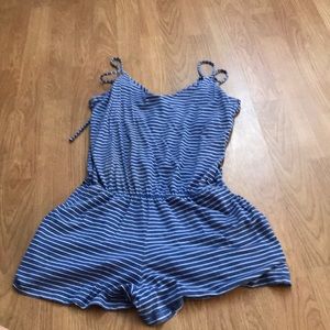 Roxy blue Stripped summer romper